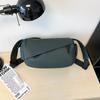 Crossbody Tasche für Damen und Herren mit verstellbarem Riemen und Reißverschlusstasche vorne Umhängetasche
