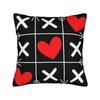 Pillow Case Valentines Day Skeleton Hand Heart  Soft  Pillow Cover For Wedding Party Home Decor Funny Pillowcases
