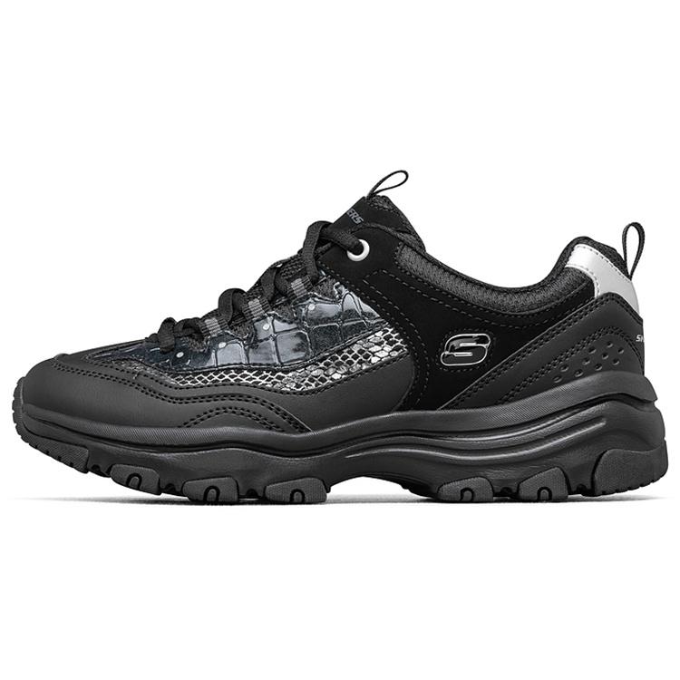 (WMNS) Skechers D lites Leisure Chunky Shoes Black Women s 8730041-BBK EU 36.5