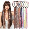 Boho Tassel Braid Hairband, Ethnic Tibetan Ribbon Headband, Multicolor Festival Wedding Daily Hair Accessory