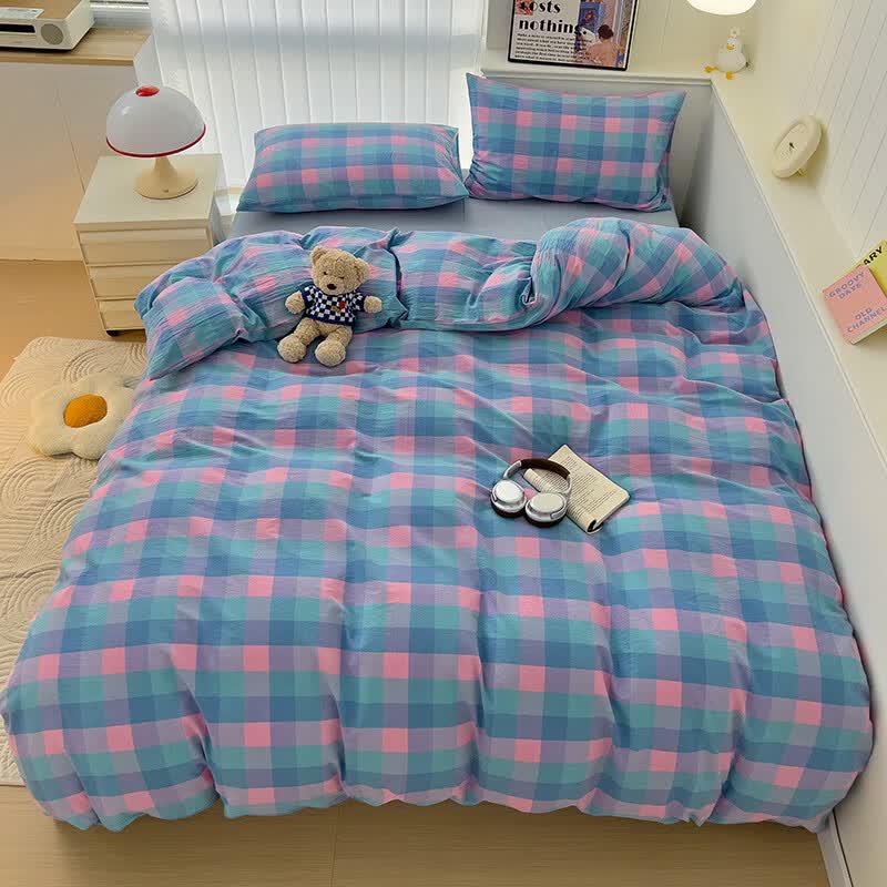 Aosimeng Pure Cotton Simple Dormitory Bedding Set