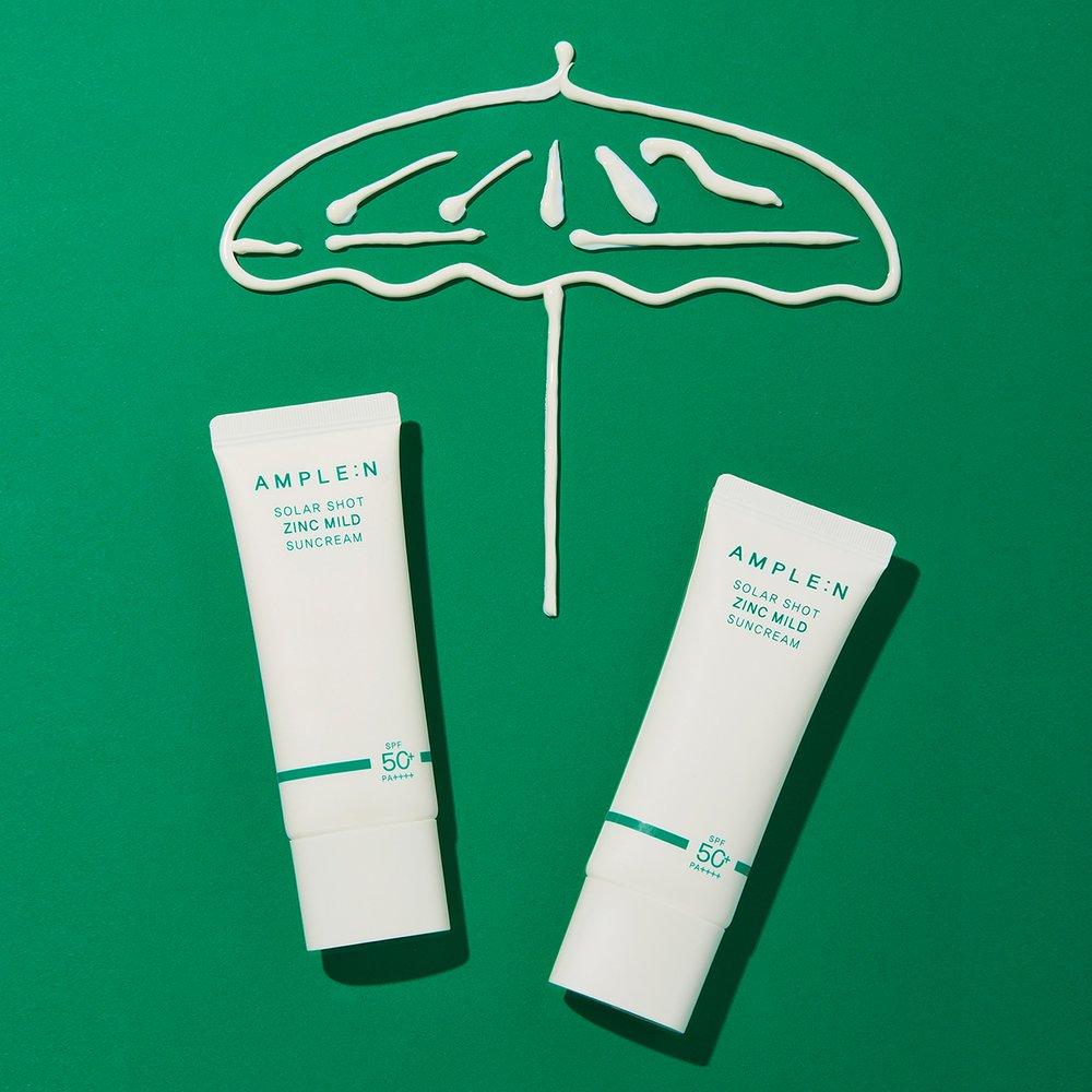 AMPLE:N Solar Shot Zinc Mild Sun Cream 40ml