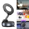 Magnetický držák na telefon do auta Mechanická vakuová přísavka Otočný o 360° Magnetický adsorpční držák Navigace Univerzální držák
