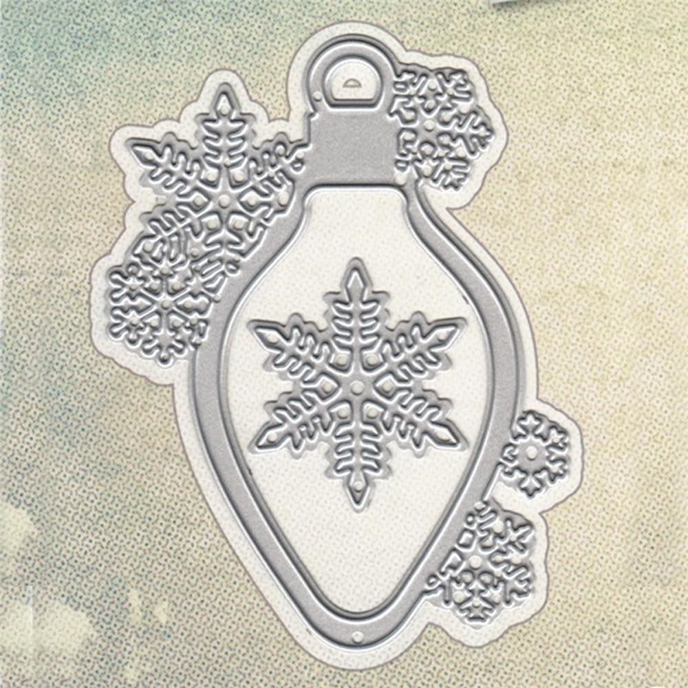 Lantern Christmas Ornaments Metal Cutting Dies Stencils for Scrapbooking Decorative Embossing Handcraft Die Cutting Template