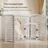 Pet Dog Fence: Indoor Isolation Gate for Small, Medium, and Large Dogs - Durable Resin Construction