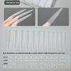 Coffin Shape Sandwich Nail Forms Ultra-Thin False Nails Nail Tips  for Profional Use In Nail Salons