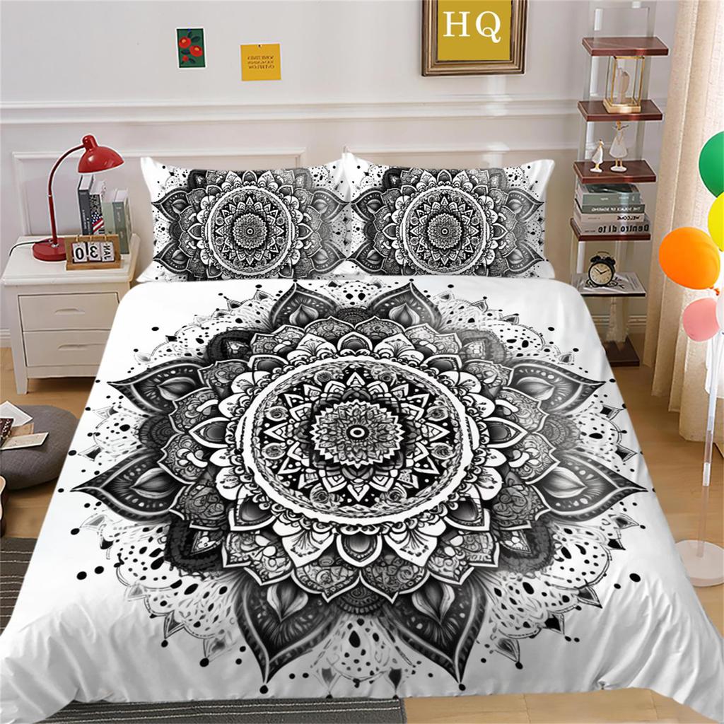 Bohemian Home Bedding Set Bedroom Quilt Cover Pillow Cover Bedding Set AU/EU/US Full Size Bedding Set Extra Large