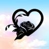 Vintage Black Iron Heart Rose Metal Wall Art for Bedroom Wedding Anniversary Home Decor