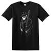 Rock Legends Dusty Hill Tribute T Shirt Black and White Graphic Tee
