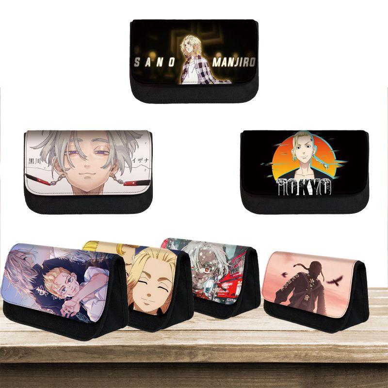 Tokyo Revengers Polyester School Pencil Case With Large Capacity And Smooth Zipper