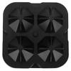 4Grid Ice Mold Reusable DiamondShape Ice Cubes Maker Tray Home Kitchen Supplies