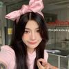 Satin Lolita Hair Band Sweet Cosplay Hair Hoop Big Bowknot Headband  Makeup Hairband