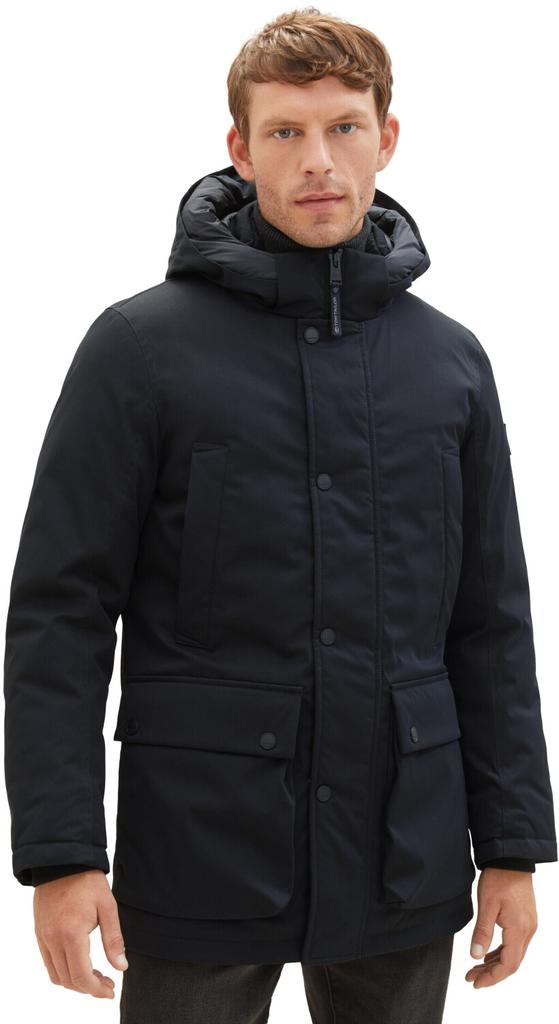 Зимняя куртка Tom Tailor Parka с отстегивающимся капюшоном (1037347) черный