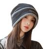 Autumn and Winter Hats for Women with Big Heads and Faces  Small Fisherman Hat Korean Style Versatile Baotou Hat Outdoor Warm Plus Velvet Pile Hat