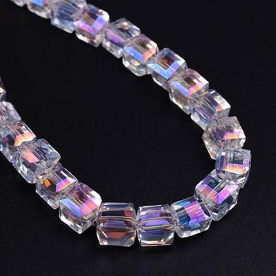 100 stuks/partij 4/6mm AB-kleur DIY kristalkralen voor het maken van sieraden, decoratief