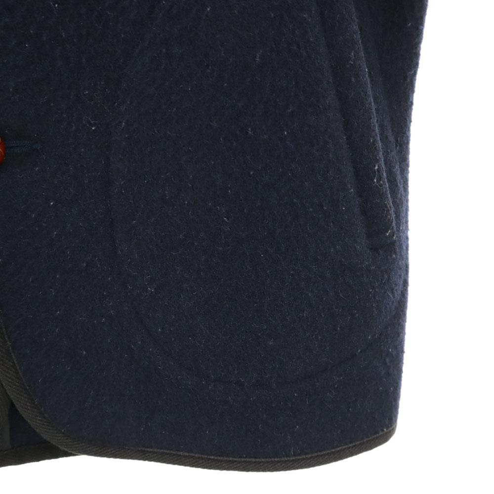 Danton Wool Blend Jacket 36 Navy Walnut Button Women Used