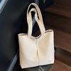 Fashion trend casual simple large capacity canvas bag 2025 summer new foreign style women shoulder tote bag