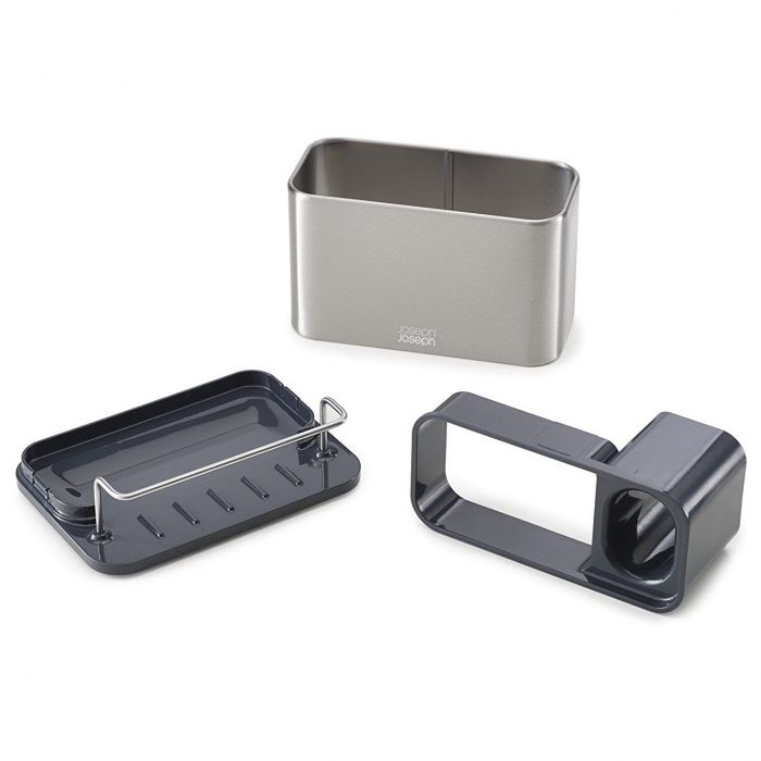 Sink Organizer - Joseph Joseph - Surface - Stainless Steel - Black - Anthracite Grey