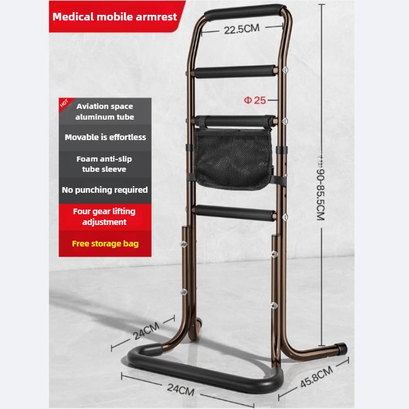 Elderly Bedside Handrails Guardrails Safety Anti Fall Stand Up Assist Device Home Walking Assistive Frames