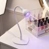 USB Plug In Desktop Nail Light 360 Degree Adjustable Nail Drying Lamp UV LED Nail Lamp  Home Use