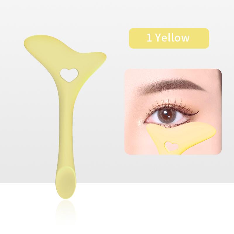 Multi-functional Eyeliner Stencil Wing Tips Silicone Eyeliner Aid Marscara Drawing Lipstick Wearing Aid Reusable Makeup Tools