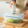1/3PCS Vacuum Food Storage Box Storage Container Fridge Organizer Microwave Safe Fresh-Keeping Sealing Box Food Dispenser