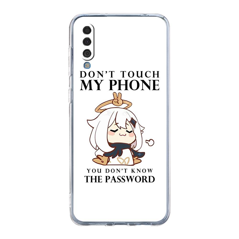 

Phone Case For Samsung A14 5G A12 A22 A32 A34 A42 A52 A54 A50 A70 A30 A40 A20E A10S A20S A02S A04S Kawaii Cartoon Genshin Impact Samsung A70