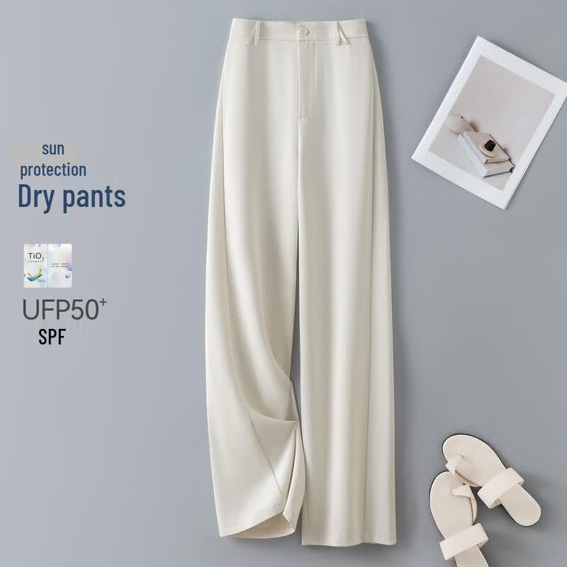 IHIMI Women s Summer Sun Protection Straight-Leg Casual Pants L