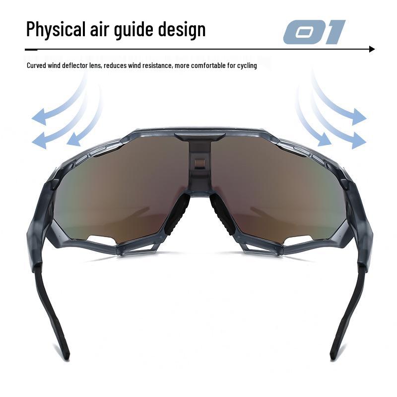 European Style UV Protection Colorful Cycling Sunglasses
