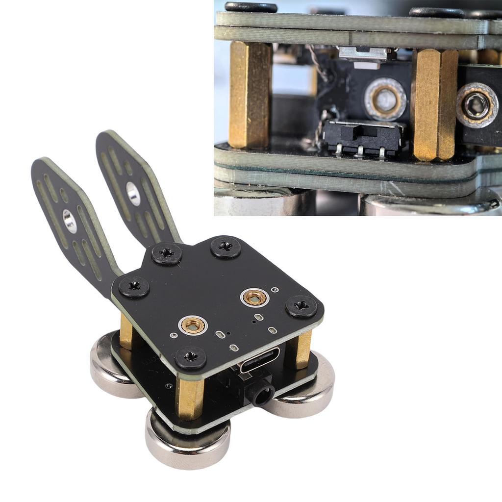 CW Key Quick Response Double Paddle Morse   Key with Magnetic Base 3.5mm   Type C Port for Smartphone Computer Ham Radio