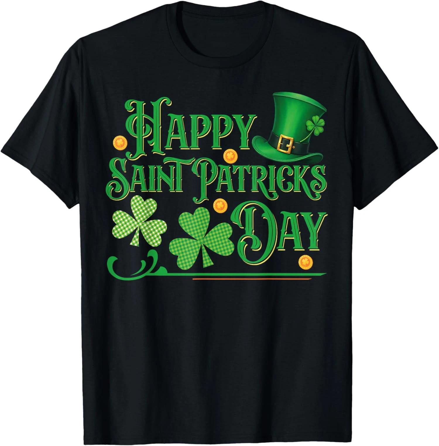 St Patricks Shamrock Happy Saint Patricks Day Clover T shirt 4XL