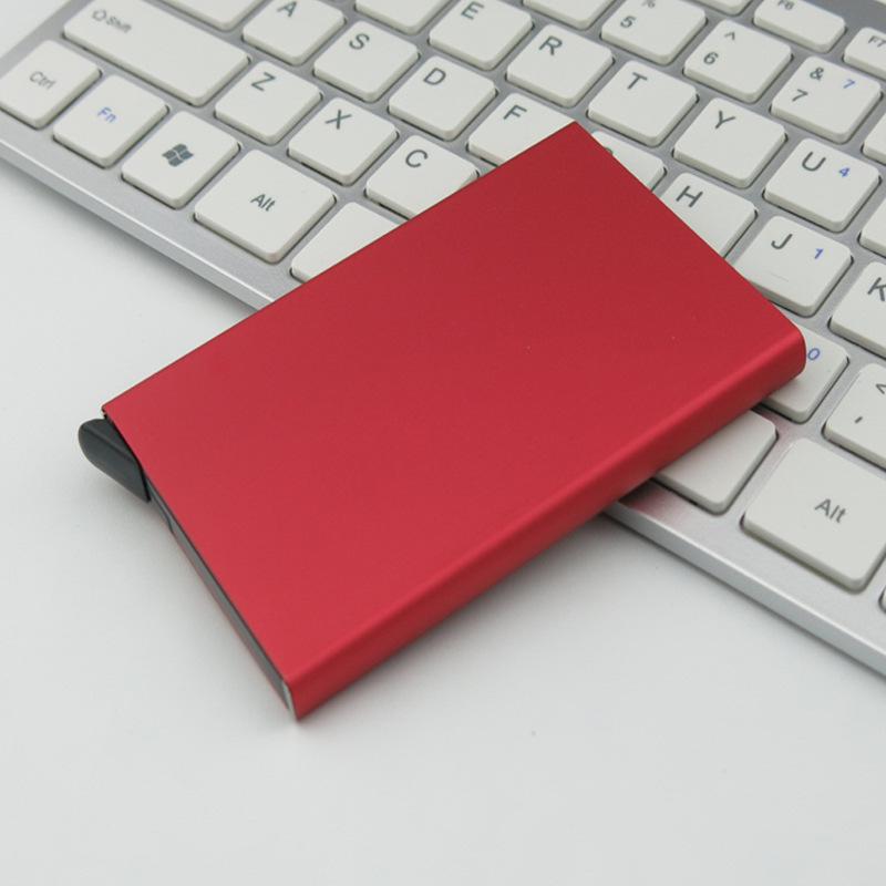 RFID Blocking Aluminum Card Wallet - Secure & Stylish Credit, Business & Membership Card Holder