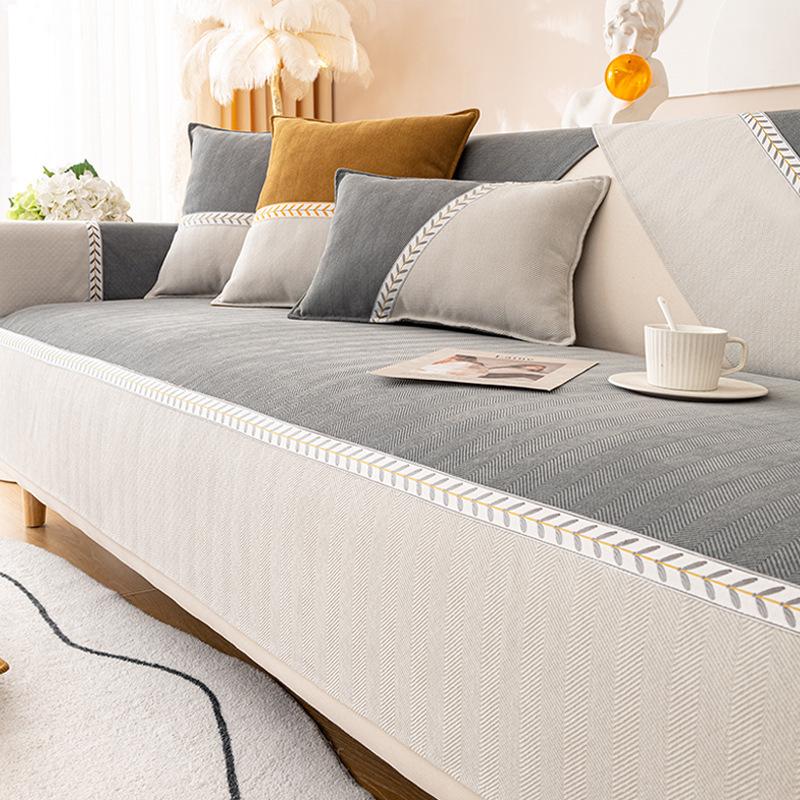 

Подушка для дивана из шенилла Four Seasons Universal с нескользящим покрытием, полотенце New Entry Luxury Modern Simple High-end Cushion 70x70