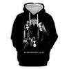 Schwarz Metall Rock Unsterblich 3D Druck Hoodies Herren Damen Mode Lässige Sweatshirts Übergroßer Hoodie Pullover Trainingsanzug Kleidung