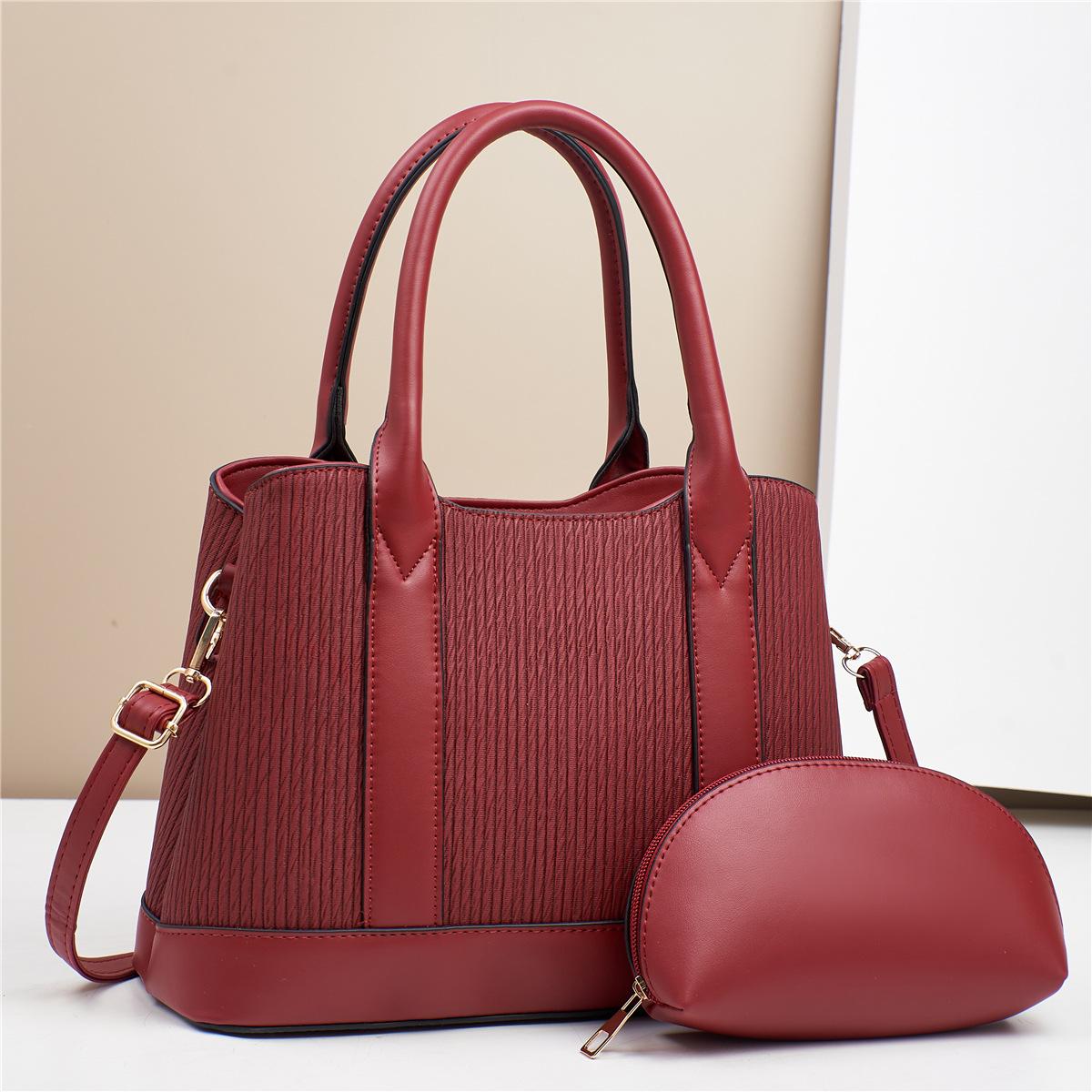 

Французский стиль Офисные женские сумки через плечо Модные женские сумки через плечо из искусственной кожи Изысканные женские сумки-тоуты Сумочка-кошелек