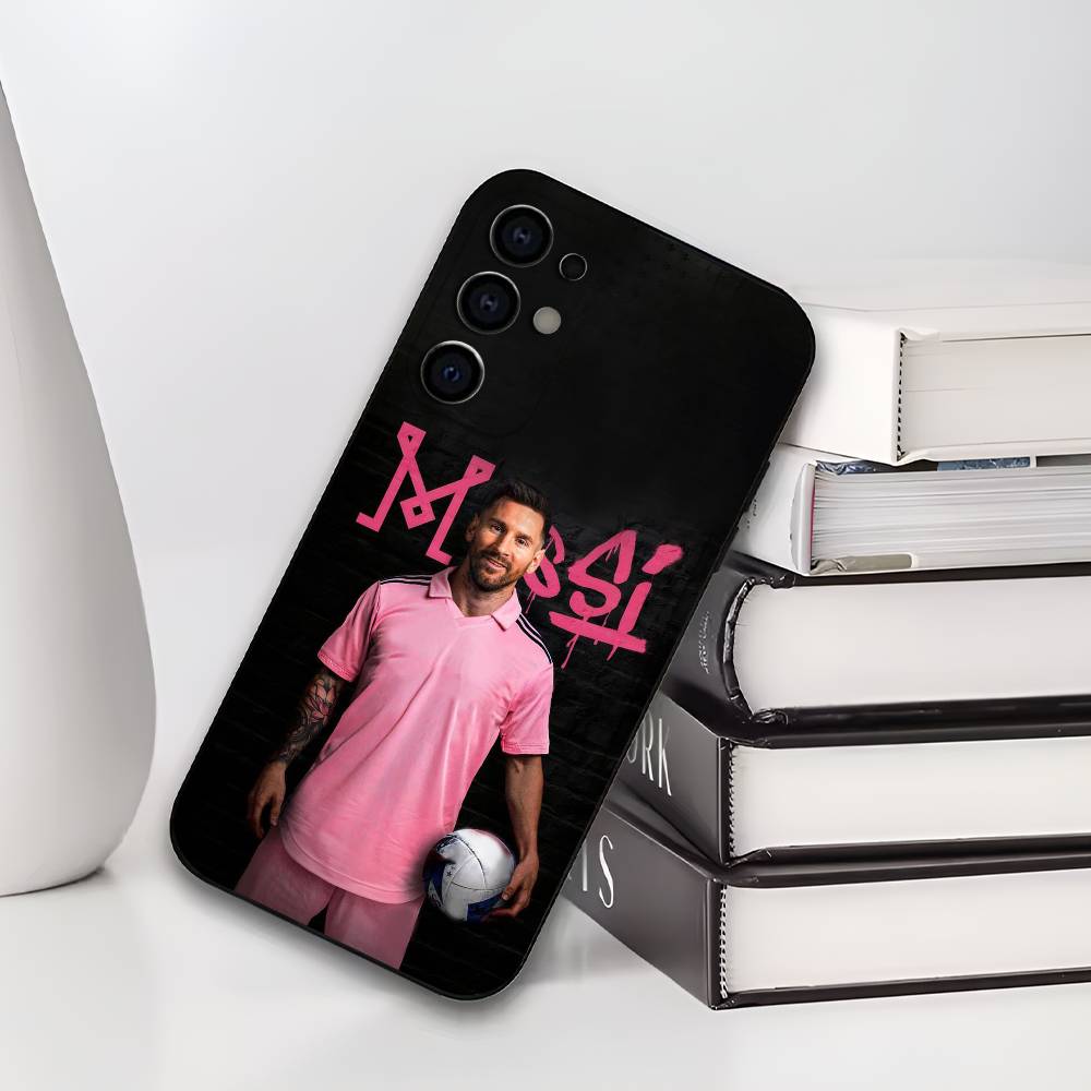 Football Star M-Messi Phone Case Silicone Soft For Samsung S25,S24,S21,S22,S23,S30,Ultra,S20,Plus,Fe,Lite