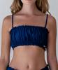 Loe Mia Navy Bandeau Bikini Top