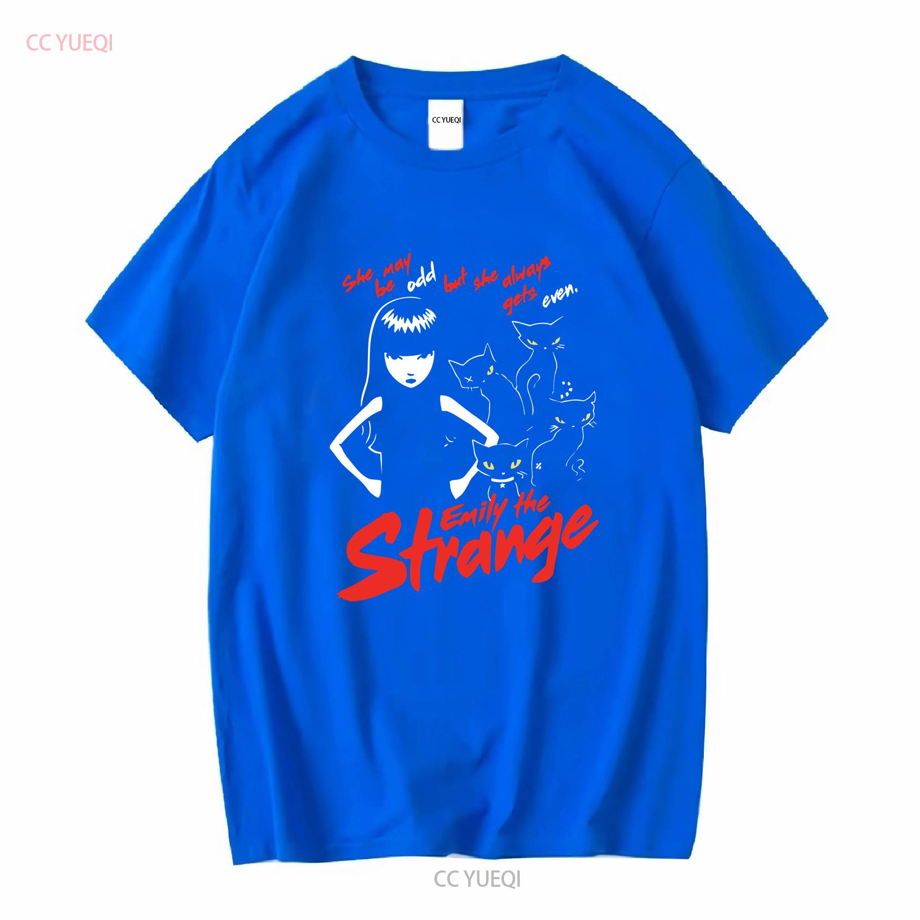 

Official Emily The Strange Odd And Even Vintage Wash Charcoal T Shirt vintage Washed Unisex Comfortable Breathable Slightly S