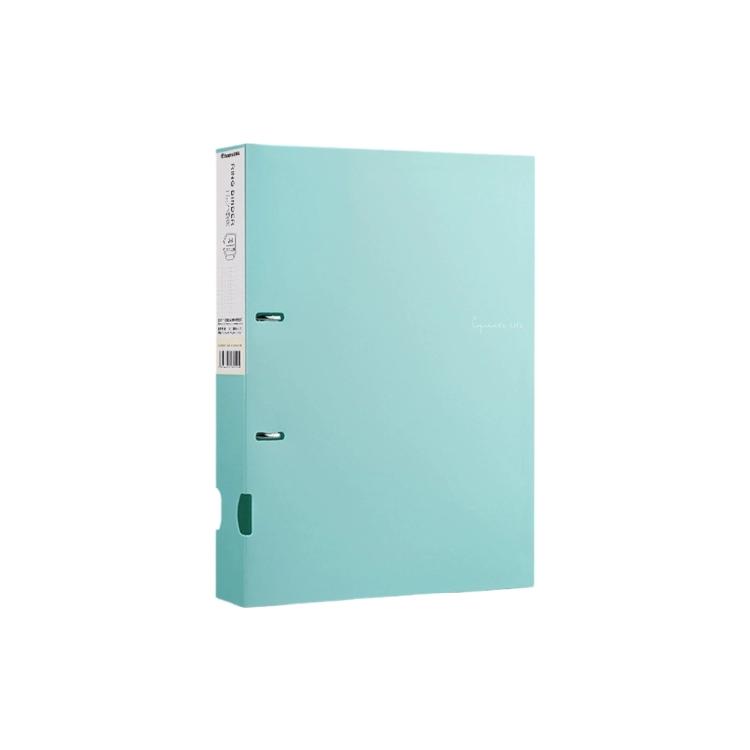 

2 Punch Folders With Smooth Ring Mechanism Rapid File Access Organizational Tool For Daily Office Tasks синий