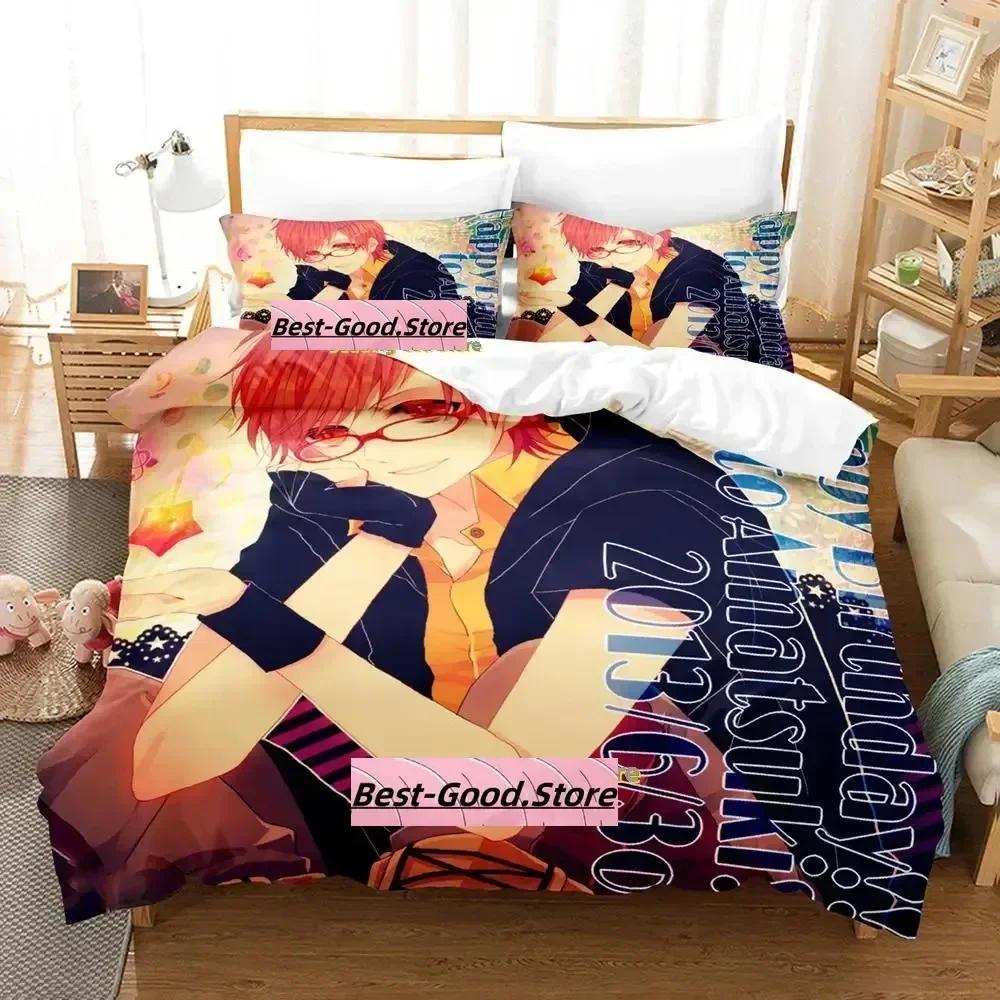 

New Nico Nico Singer Beding Set Printed Bed Linen Set With Pilowcase Bed Soft Duvet Cover Soft Single Double Quen Super King-Sized Dimensionsd 120*200cm Single