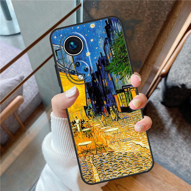 Gemälde Sternennacht Van Gogh Hülle Für Honor X6a X7a X8a X9a X9b X7 X8 X9 8X 9X Abdeckung Für Honor Magic 5 Lite 50 70 90