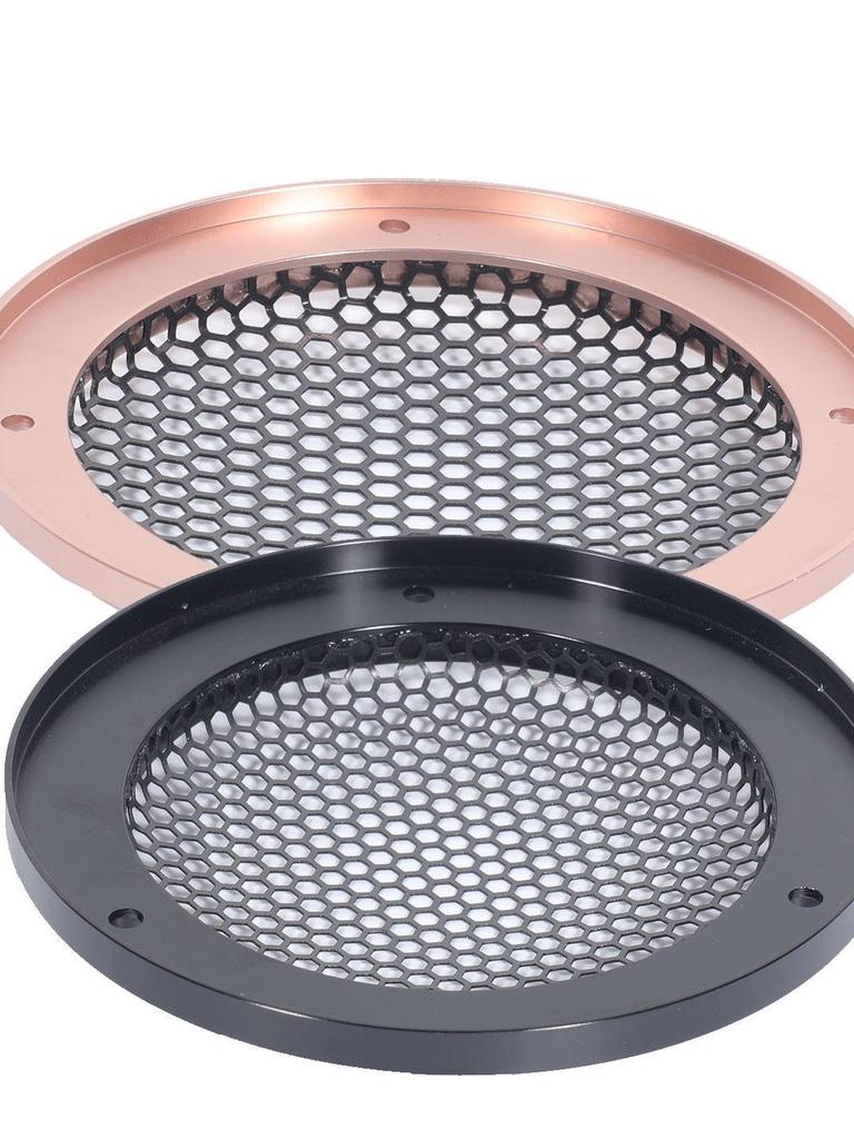 1.5-6.5 inch Car Speaker Aluminum Mesh Cover - A-pillar Protective Decorative Frame