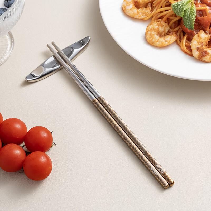 

Hanyou Ice Flower Titanium Chopsticks