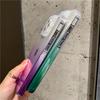 Gradient Holographic Laser Lover Heart Diamond Case For Iphone 13 11 12 Pro Max X Xr Xs Max Clear Bumper Acrylic Cover
