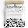Soccer Football Net Sketch Printed Comfort Duvet Cover Pillow Case Home Textile Quilt Cover Boy Kid Teen Girl 3pcs Bedding Set