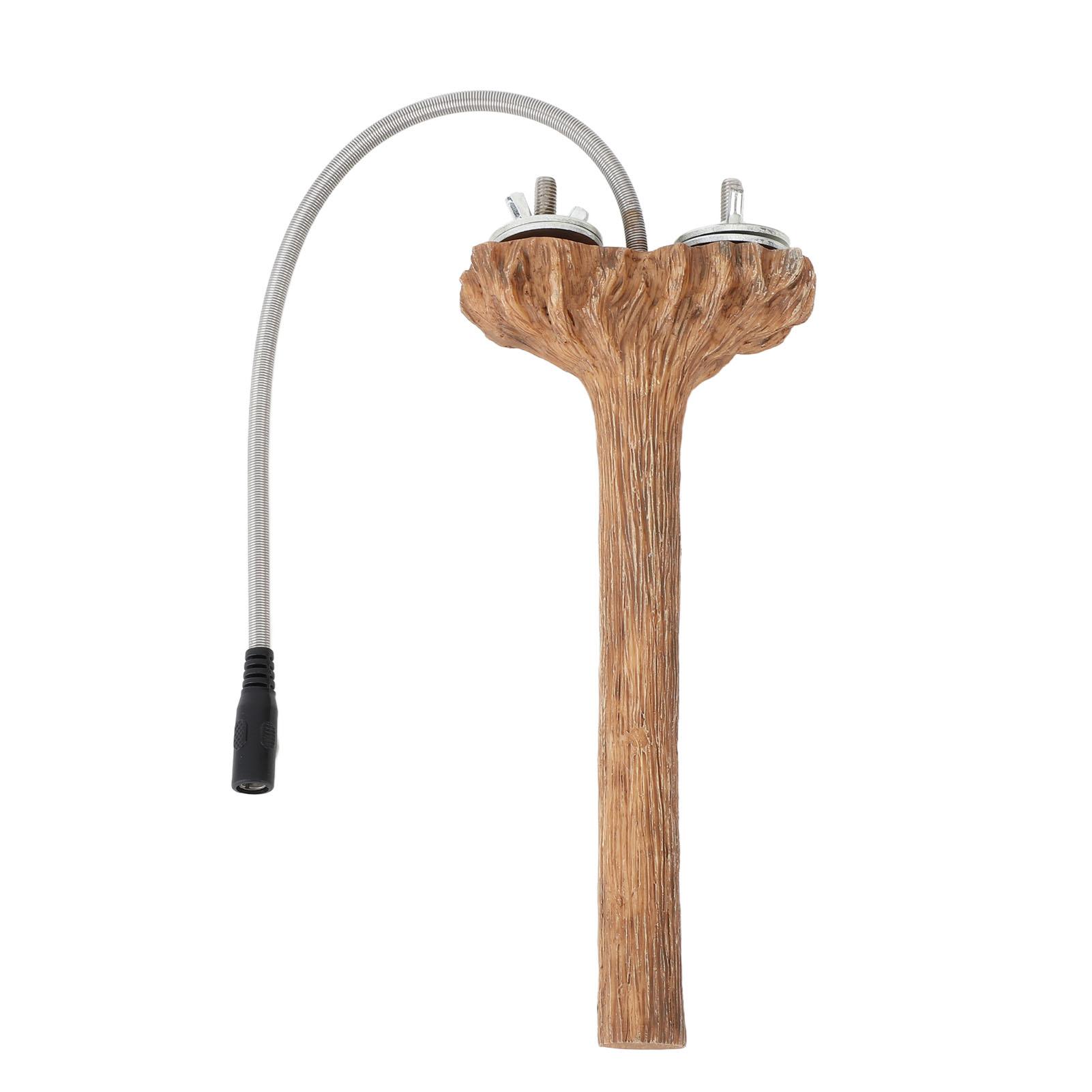 Bird Cage Heated Perches Fast Heating Intelligent Temperature Control Resin Thermal Stand for Winter