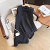 vest skirt women's autumn and winter Korean temperament bow early spring simple retro foreign look thin sleeveless dress