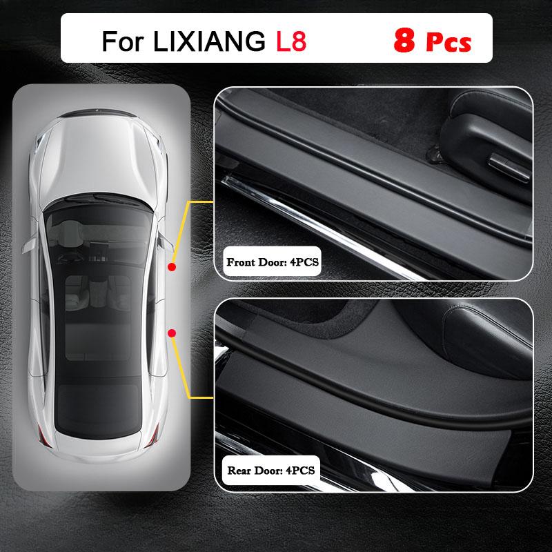 For LiXiang L6 L7 L8 L9 One 2025 Car Threshold Strip Protector Sticker Door Trunk Scratch Resistant Trampling Pad Accessories