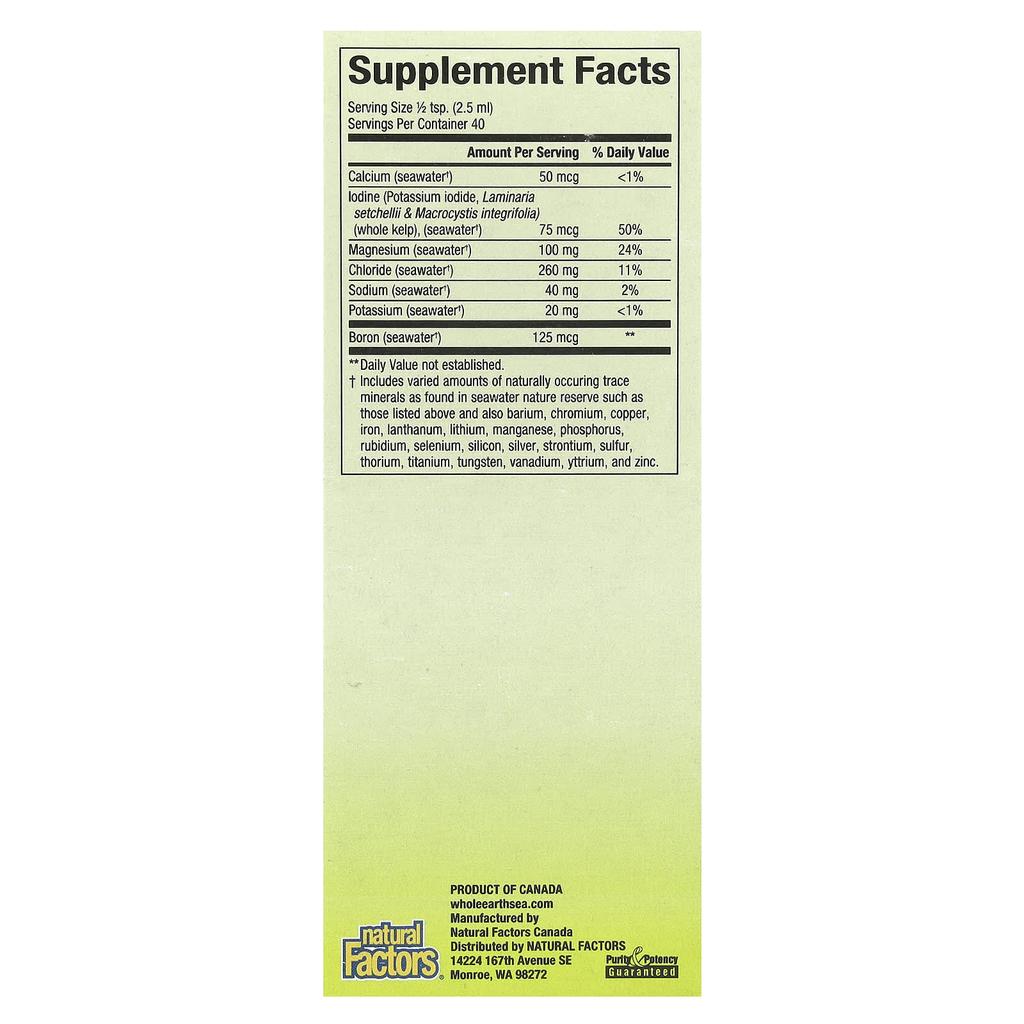 Whole Earth & Sea, Tiefsee-Mineralien, 100 ml(3,38 fl oz)