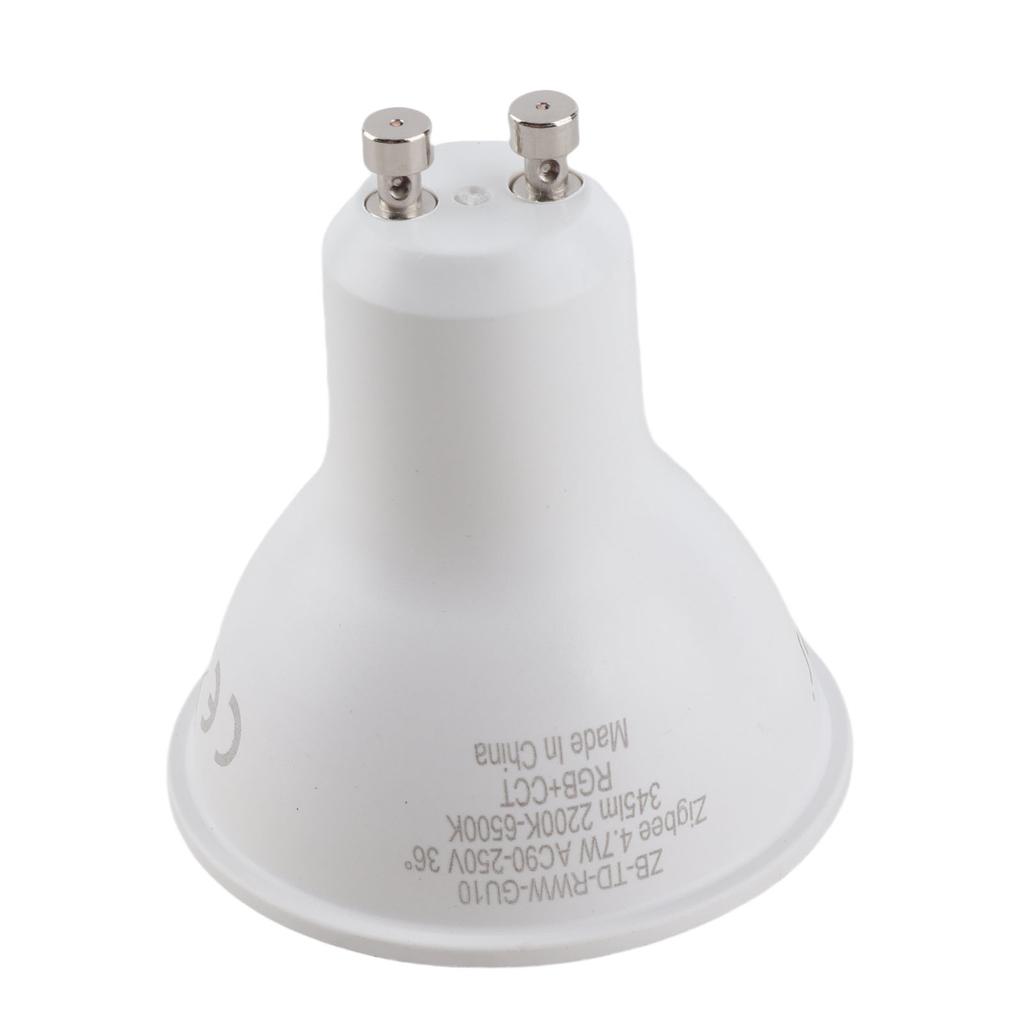 Tuya için Akıllı Dimmer Ampul ABS GU10 4.7W RGBWW Uzaktan Kumandalı LED Ampul Yatak Odası için AC 90‑250V